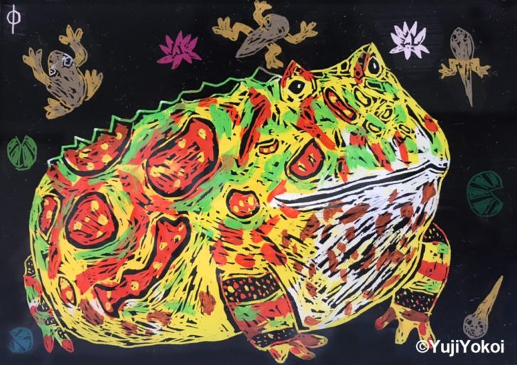 早くもとの暮らしに かえる ことができますように 童画家 横井佑次